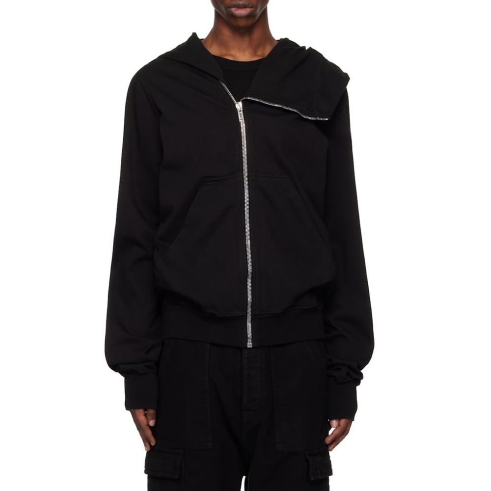 RICK OWENS DRKSHDW
Black Porterville Mountain Hoodie - Size L